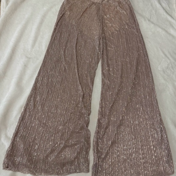 One Teaspoon Gold Wide-Leg Pants - Picture 10 of 11